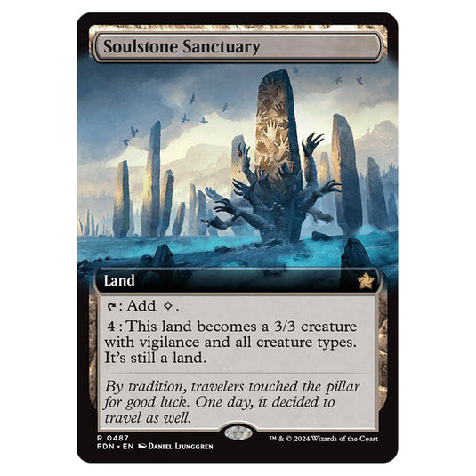 Soulstone Sanctuary 0487 card from the Magic The Gathering set Foundations