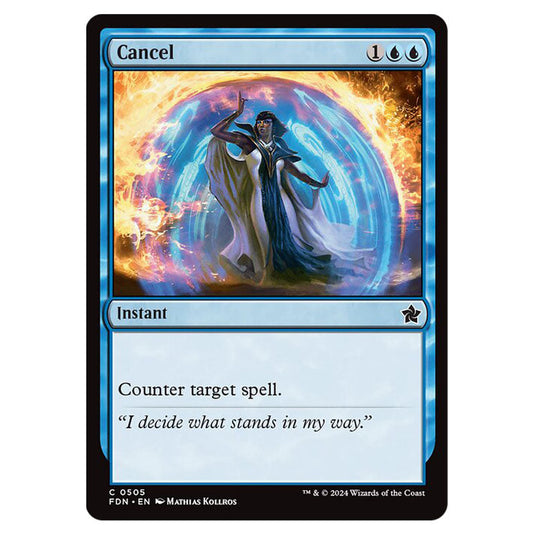 Cancel 0505 card from the Magic The Gathering set Foundations