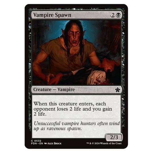 Vampire Spawn 0532 card from the Magic The Gathering set Foundations