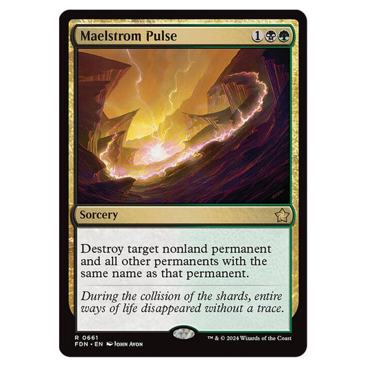 Maelstrom Pulse 0661 card from the Magic The Gathering set Foundations