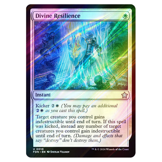 Divine Resilience 0010 card from the Magic The Gathering set Foundations