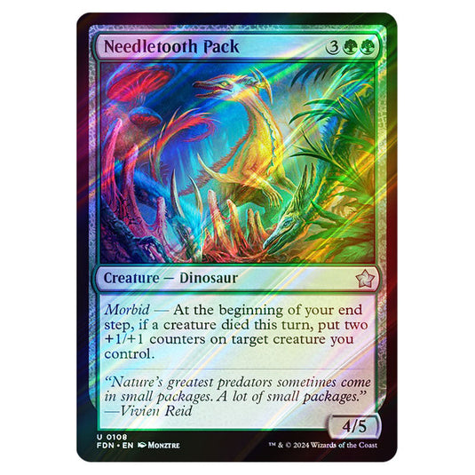 Needletooth Pack 0108 card from the Magic The Gathering set Foundations