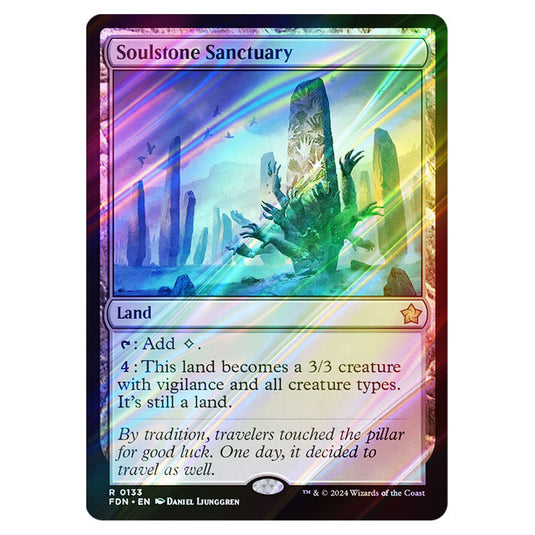Soulstone Sanctuary 0133 card from the Magic The Gathering set Foundations