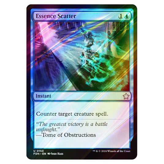 Essence Scatter 0153 card from the Magic The Gathering set Foundations