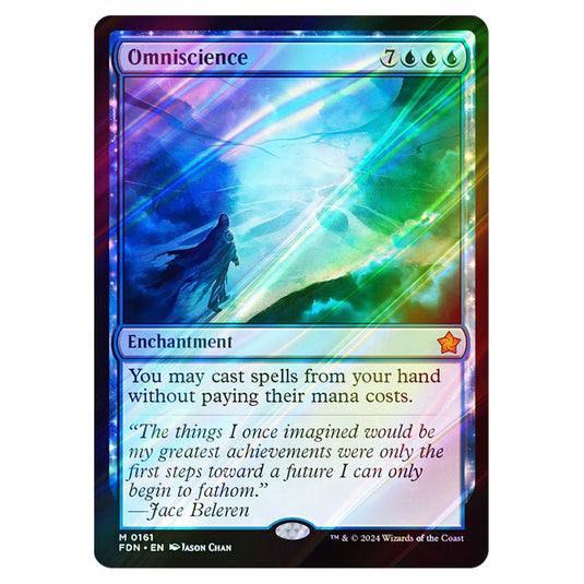Omniscience 0161 card from the Magic The Gathering set Foundations