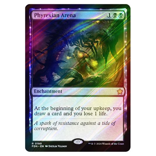 Phyrexian Arena 0180 card from the Magic The Gathering set Foundations