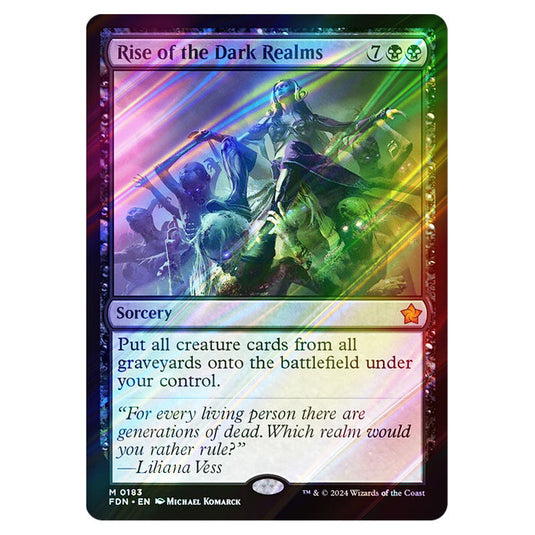Rise of the Dark Realms 0183 card from the Magic The Gathering set Foundations