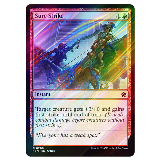 Sure Strike 0209 card from the Magic The Gathering set Foundations