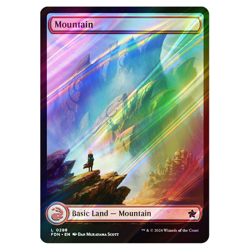 thumbnail image 2 of 20x Mirage Basic Land - Mountain - Same Art - Magic: The Gathering MTG 2 of 5