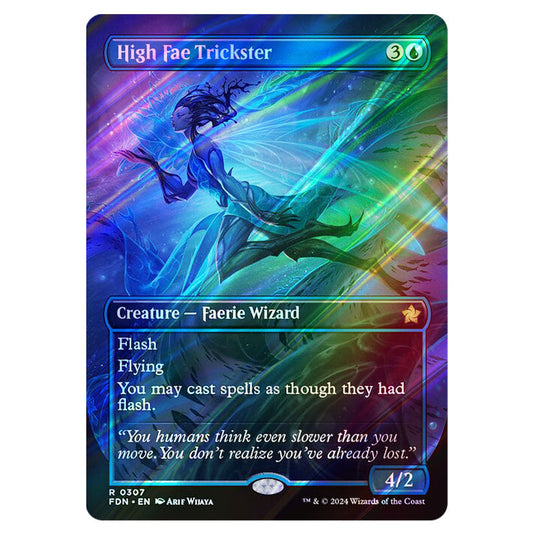 High Fae Trickster 0307 card from the Magic The Gathering set Foundations