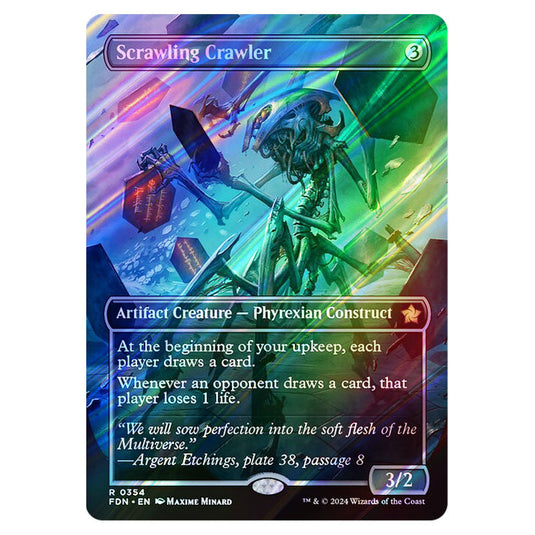 Scrawling Crawler 0354 card from the Magic The Gathering set Foundations