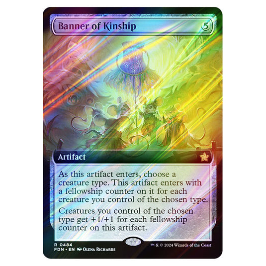 Banner of Kinship 0484 card from the Magic The Gathering set Foundations