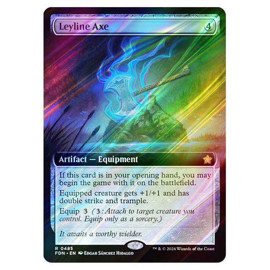 Leyline Axe 0485 card from the Magic The Gathering set Foundations