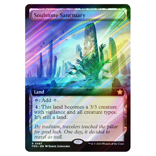 Soulstone Sanctuary 0487 card from the Magic The Gathering set Foundations