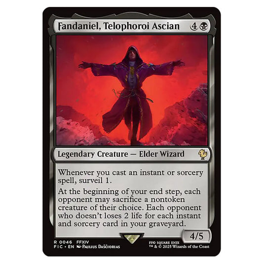 Fandaniel, Telophoroi Ascian 0046 card from the Magic The Gathering set Universes Beyond - Final Fantasy - Commander
