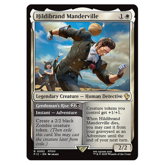 Hildibrand Manderville // Gentleman's Rise 0083 card from the Magic The Gathering set Universes Beyond - Final Fantasy - Commander