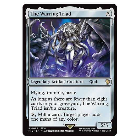 The Warring Triad 0099 card from the Magic The Gathering set Universes Beyond - Final Fantasy - Commander