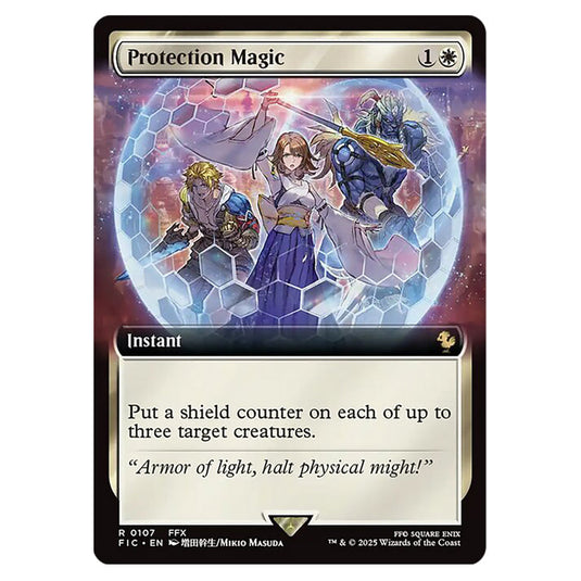 Protection Magic 0107 card from the Magic The Gathering set Universes Beyond - Final Fantasy - Commander