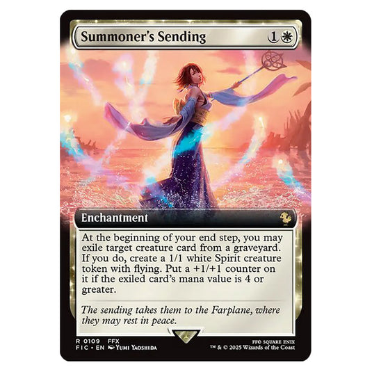 Summoner's Sending 0109 card from the Magic The Gathering set Universes Beyond - Final Fantasy - Commander