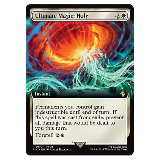 Ultimate Magic: Holy 0110 card from the Magic The Gathering set Universes Beyond - Final Fantasy - Commander
