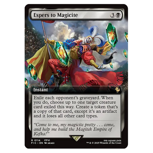 Espers to Magicite 0114 card from the Magic The Gathering set Universes Beyond - Final Fantasy - Commander