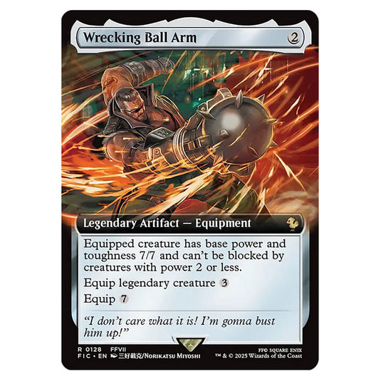 Wrecking Ball Arm 0128 card from the Magic The Gathering set Universes Beyond - Final Fantasy - Commander