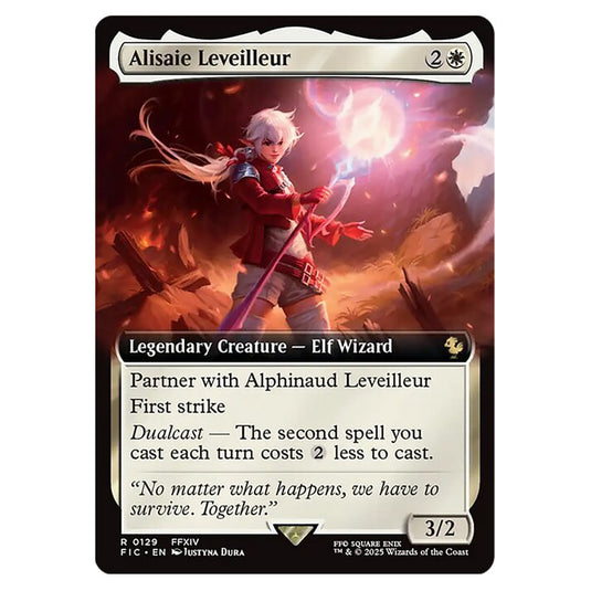 Alisaie Leveilleur 0129 card from the Magic The Gathering set Universes Beyond - Final Fantasy - Commander