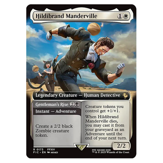 Hildibrand Manderville // Gentleman's Rise 0173 card from the Magic The Gathering set Universes Beyond - Final Fantasy - Commander