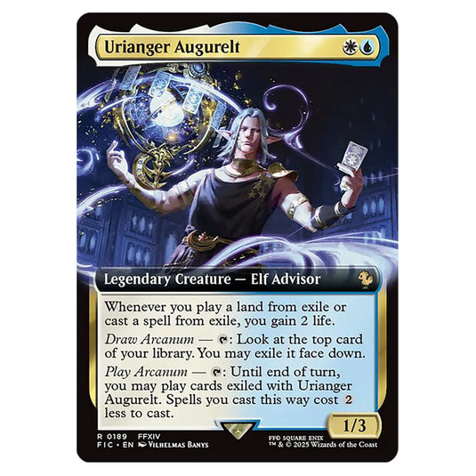 Urianger Augurelt 0189 card from the Magic The Gathering set Universes Beyond - Final Fantasy - Commander