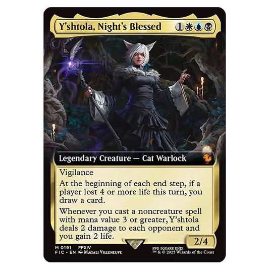 Y'shtola, Night's Blessed 0191 card from the Magic The Gathering set Universes Beyond - Final Fantasy - Commander