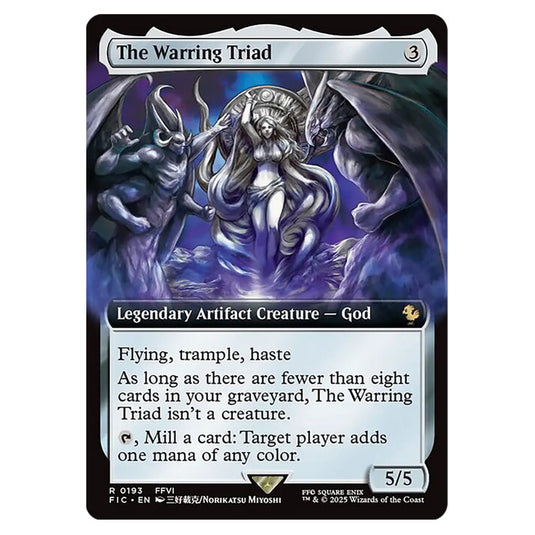 The Warring Triad 0193 card from the Magic The Gathering set Universes Beyond - Final Fantasy - Commander