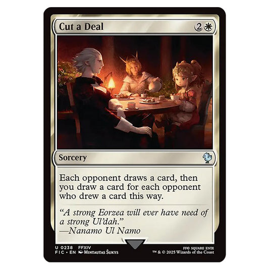 Cut a Deal 0238 card from the Magic The Gathering set Universes Beyond - Final Fantasy - Commander