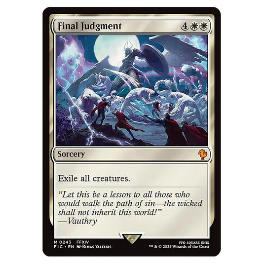 Final Judgment 0243 card from the Magic The Gathering set Universes Beyond - Final Fantasy - Commander