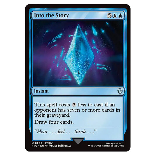 Into the Story 0266 card from the Magic The Gathering set Universes Beyond - Final Fantasy - Commander