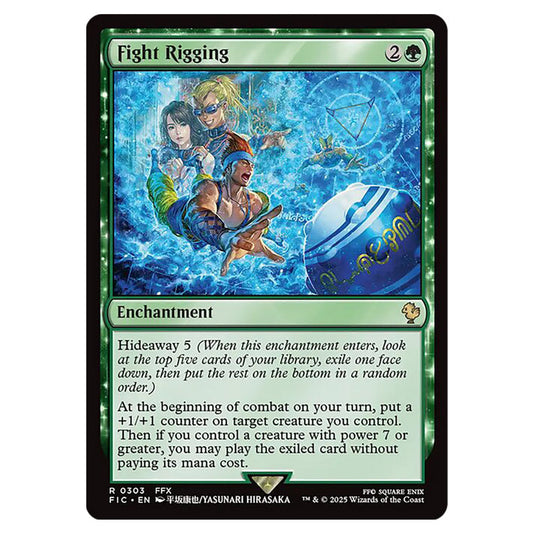 Fight Rigging 0303 card from the Magic The Gathering set Universes Beyond - Final Fantasy - Commander