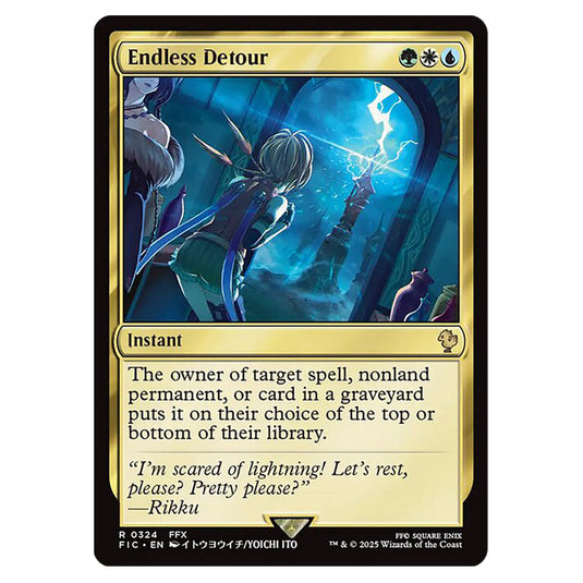 Endless Detour 0324 card from the Magic The Gathering set Universes Beyond - Final Fantasy - Commander