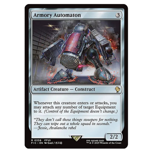 Armory Automaton 0336 card from the Magic The Gathering set Universes Beyond - Final Fantasy - Commander