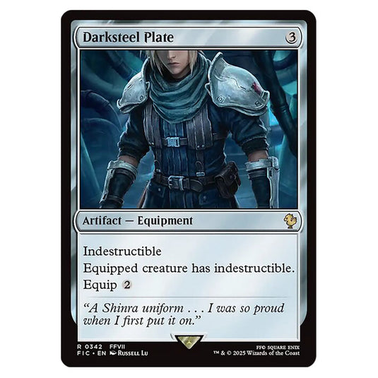 Darksteel Plate 0342 card from the Magic The Gathering set Universes Beyond - Final Fantasy - Commander