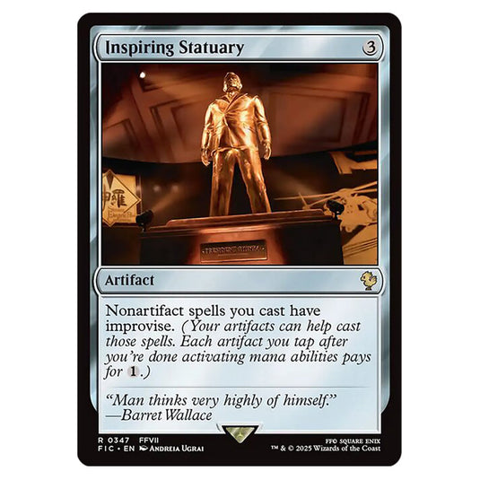 Inspiring Statuary 0347 card from the Magic The Gathering set Universes Beyond - Final Fantasy - Commander