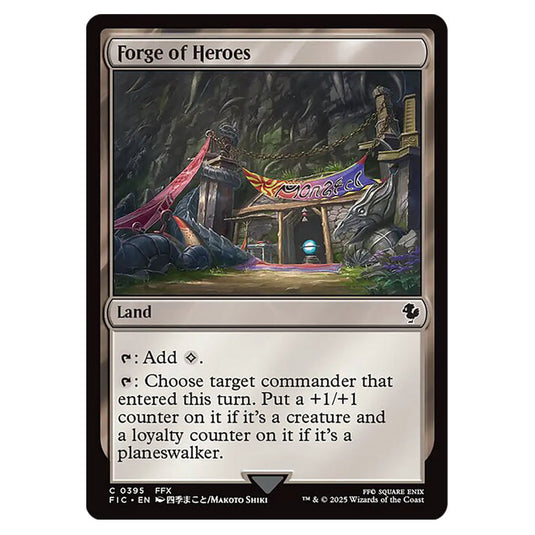 Forge of Heroes 0395 card from the Magic The Gathering set Universes Beyond - Final Fantasy - Commander