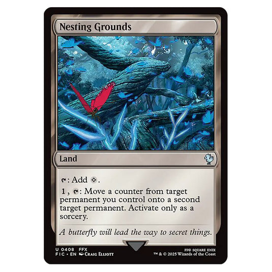 Nesting Grounds 0408 card from the Magic The Gathering set Universes Beyond - Final Fantasy - Commander