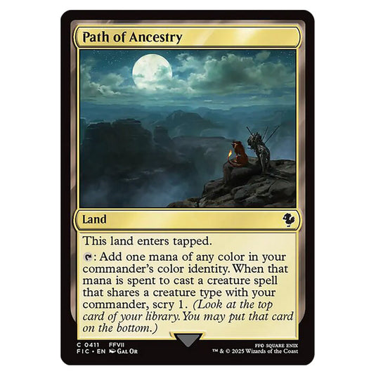 Path of Ancestry 0411 card from the Magic The Gathering set Universes Beyond - Final Fantasy - Commander