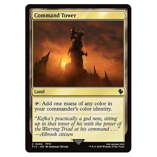 Command Tower 0484 card from the Magic The Gathering set Universes Beyond - Final Fantasy - Commander