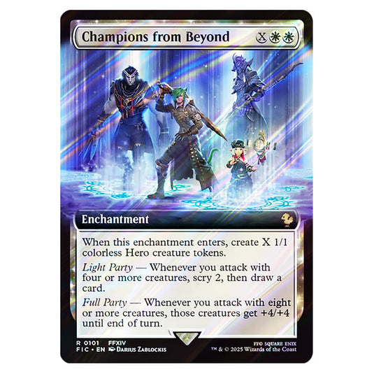 Champions from Beyond 0101 card from the Magic The Gathering set Universes Beyond - Final Fantasy - Commander