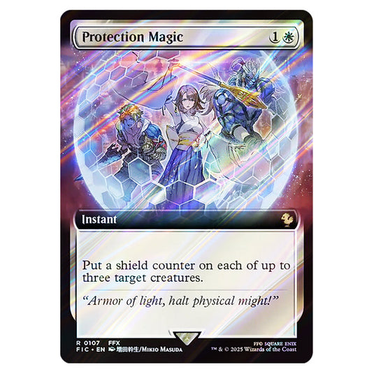Protection Magic 0107 card from the Magic The Gathering set Universes Beyond - Final Fantasy - Commander