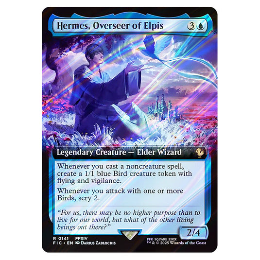 Hermes, Overseer of Elpis 0141 card from the Magic The Gathering set Universes Beyond - Final Fantasy - Commander