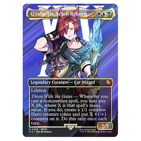 G'raha Tia, Scion Reborn 0203 card from the Magic The Gathering set Universes Beyond - Final Fantasy - Commander