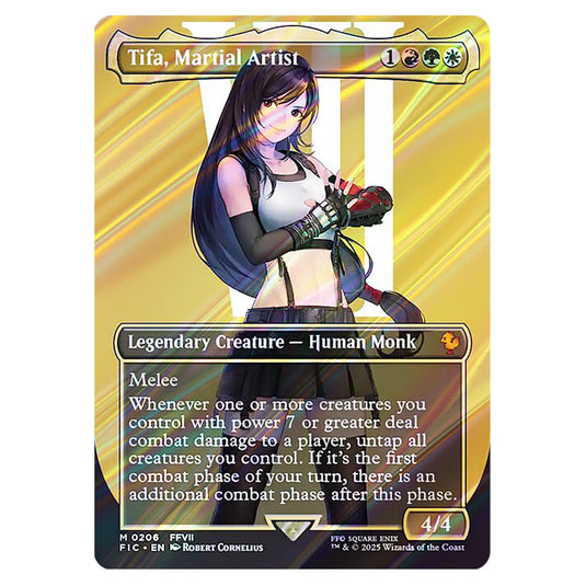 Tifa, Martial Artist 0206 card from the Magic The Gathering set Universes Beyond - Final Fantasy - Commander