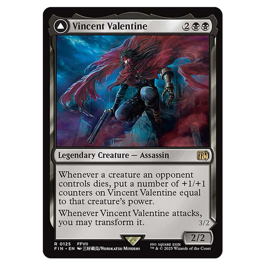 Vincent Valentine // Galian Beast 0125 card from the Magic The Gathering set Universes Beyond - Final Fantasy
