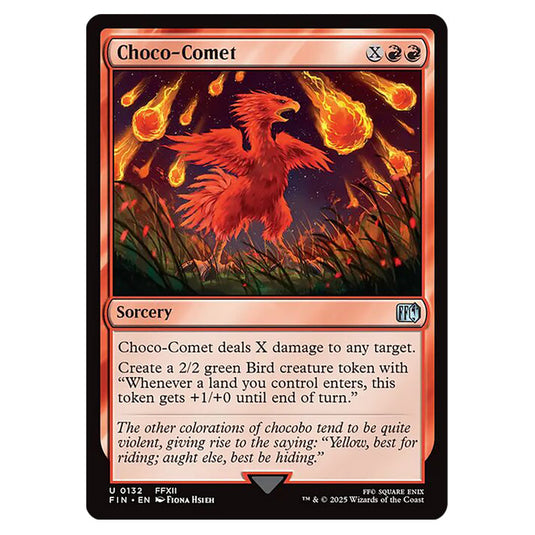 Choco-Comet 0132 card from the Magic The Gathering set Universes Beyond - Final Fantasy